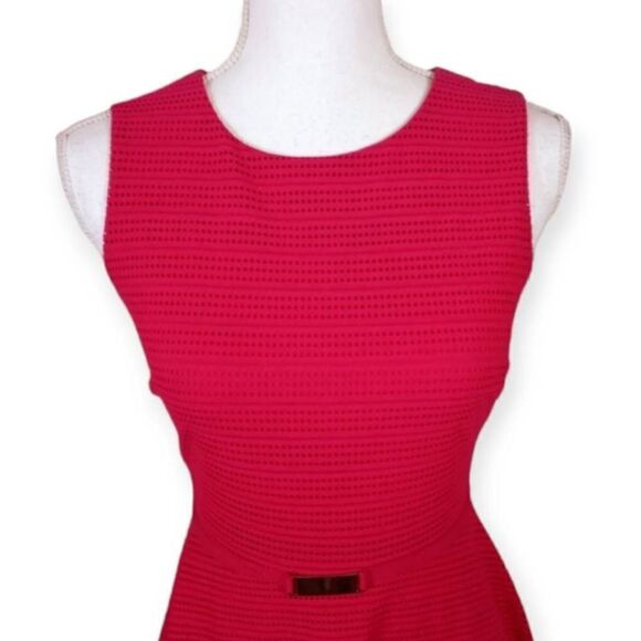 JENNIFER LOPEZ HOT PINK DRESS SZ.4 GUC. - Picture 2 of 8